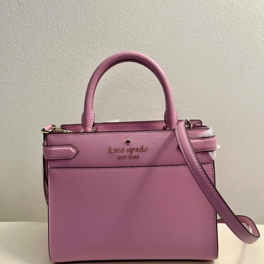 NWT Kate Spade Staci Small Satchel in Pink - Picture 2 of 6